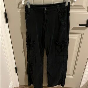 Black Cargo Pants american eagle